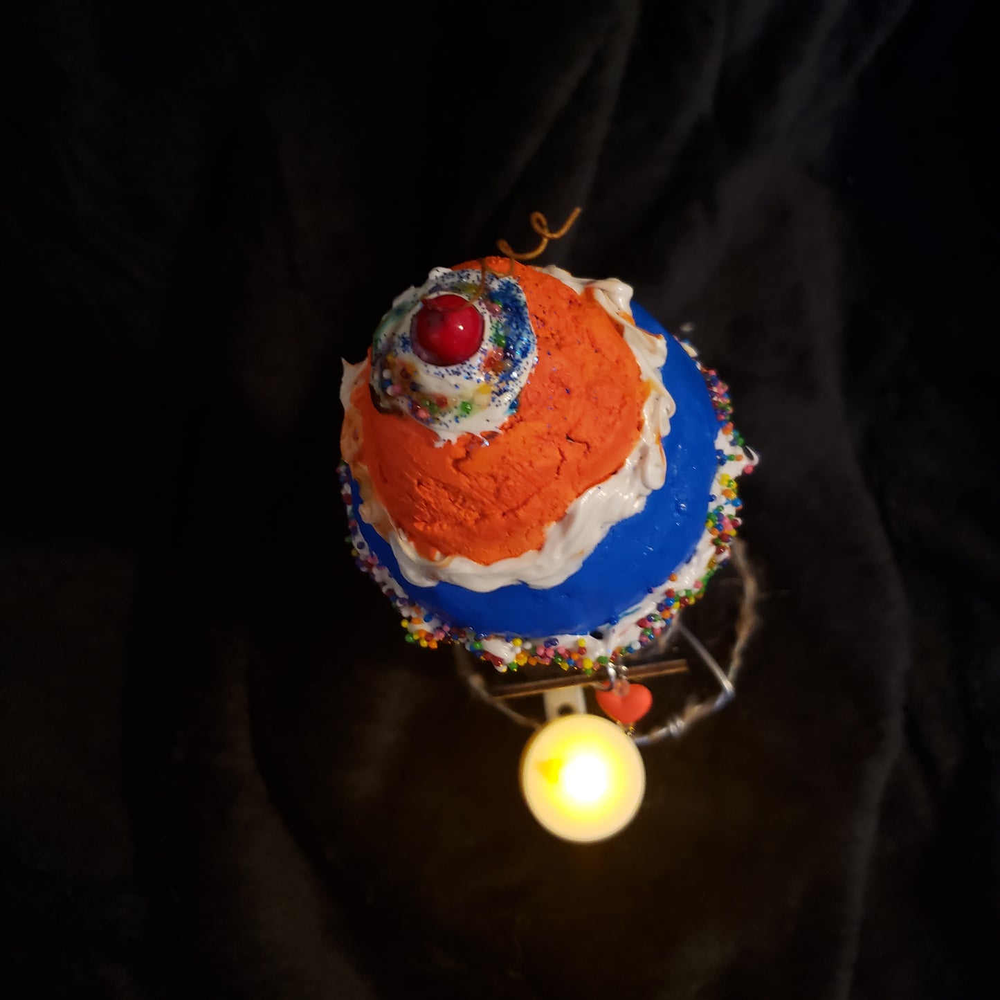 Double the Handsome Sherbet Blue-Razz Nightlight Cone (Dad/Max)