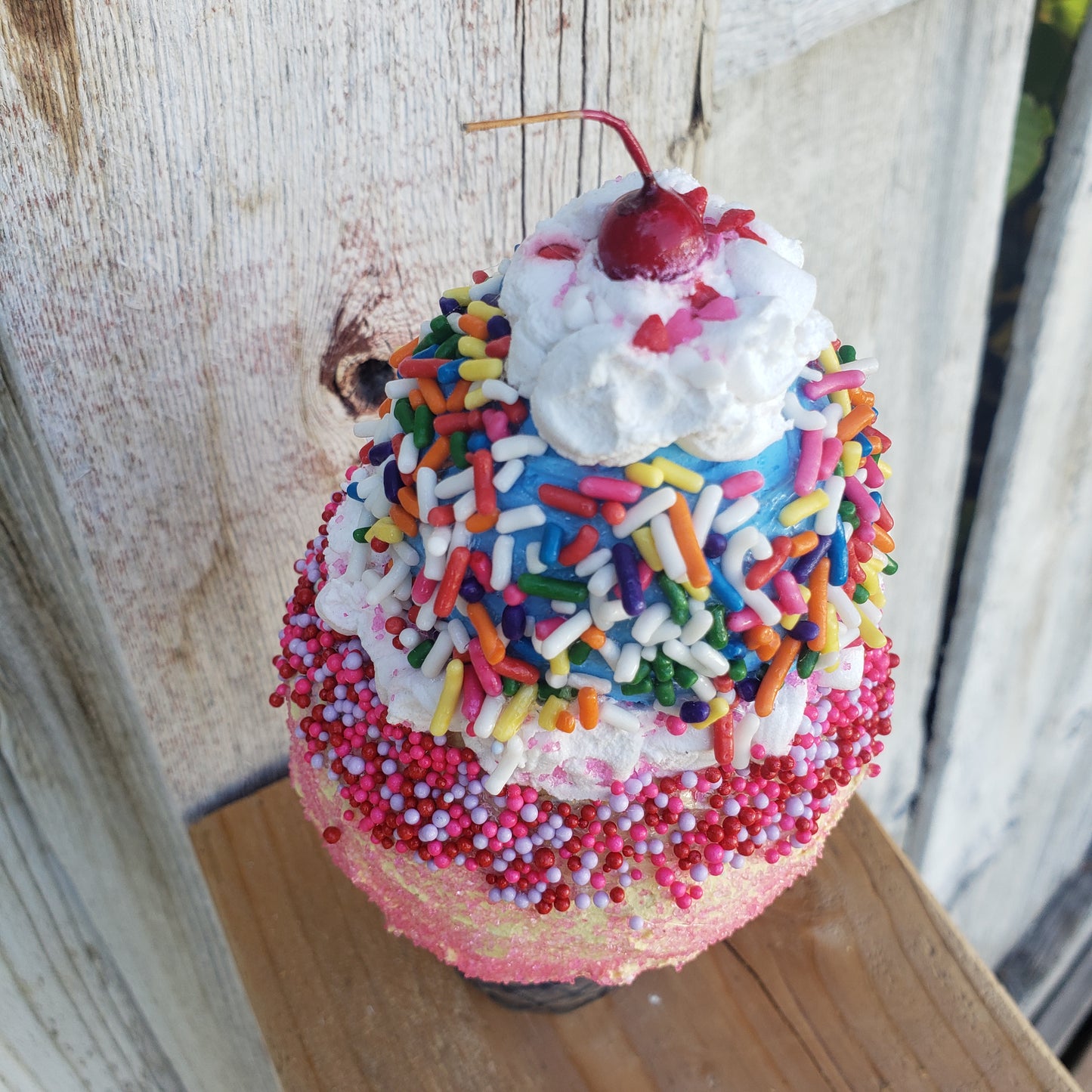 Sprinkles 'n Cream Double Cone