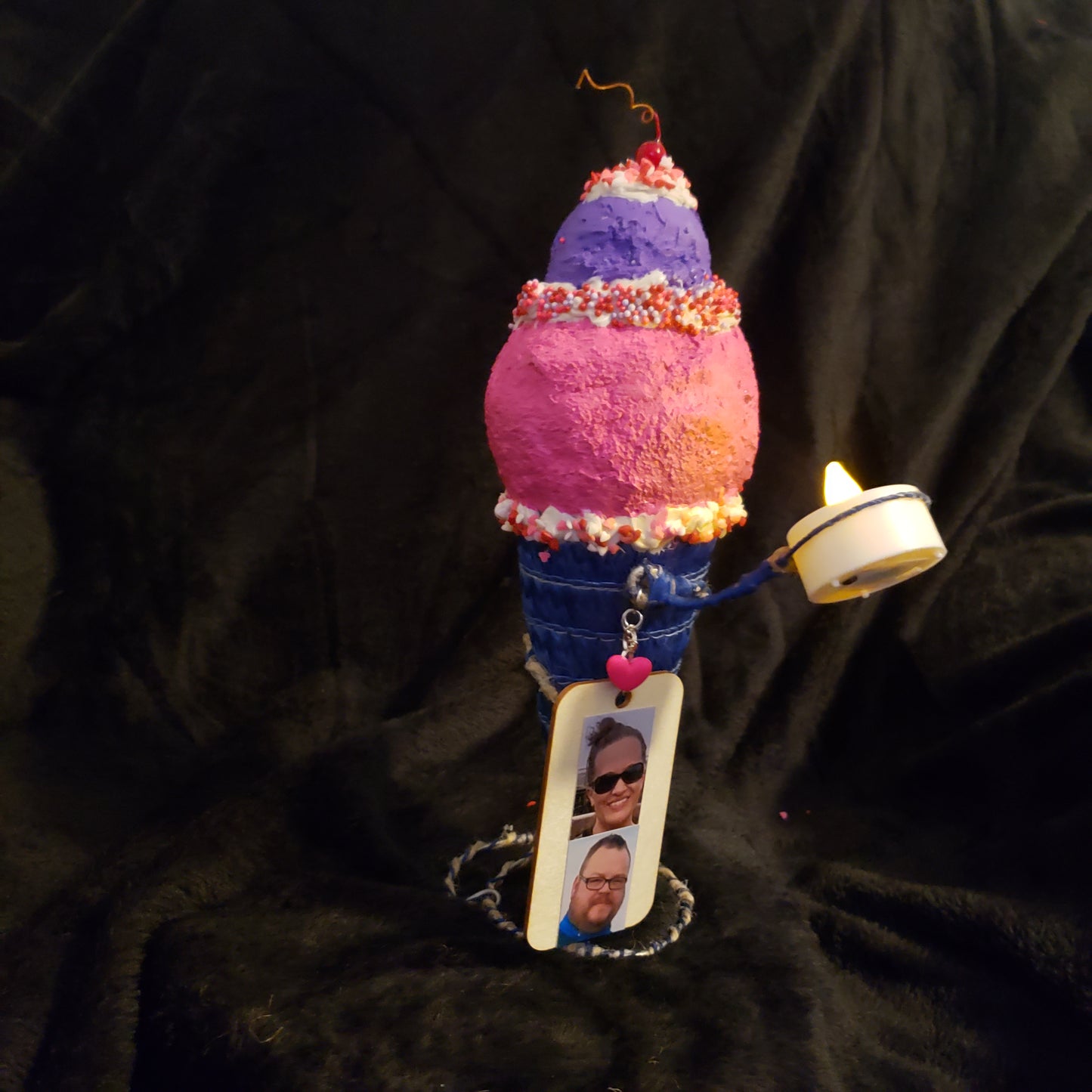 Huck's Strawberry Nightlight Cone (Danny/Kendra)