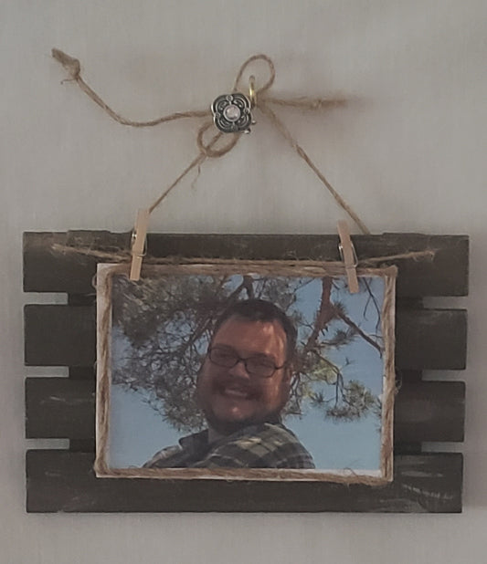 Brown Crate Wall Hanging (Danny)